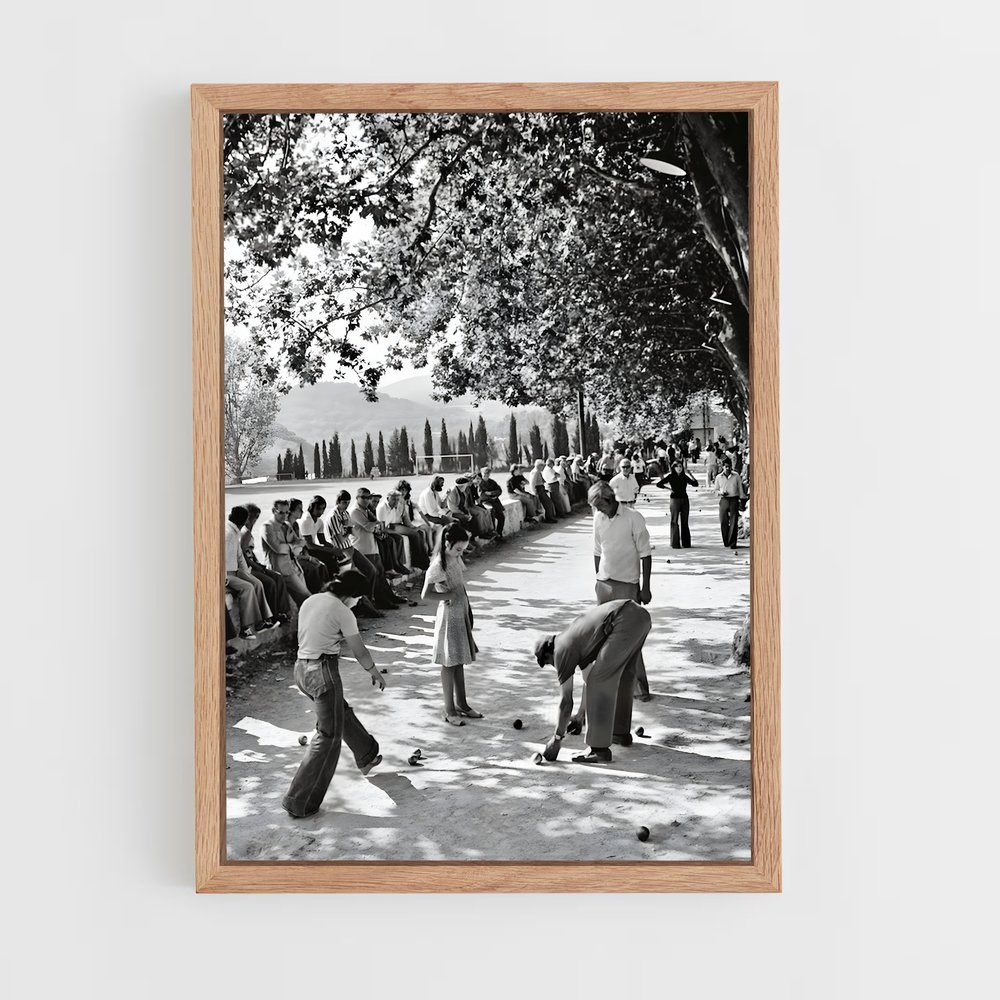 Poster Cricket en plein air – affiche Pétanque (vue 4)